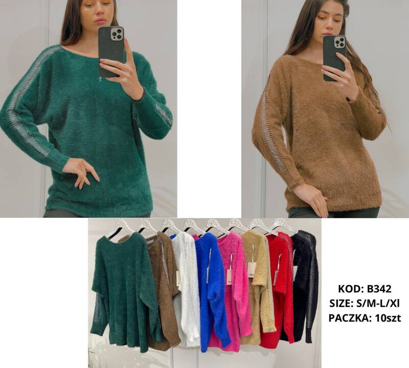 Swetry damskie Roz S/M-L/XL, Mix Kolor Paczka 10 szt